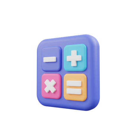 Calculator  3D Icon