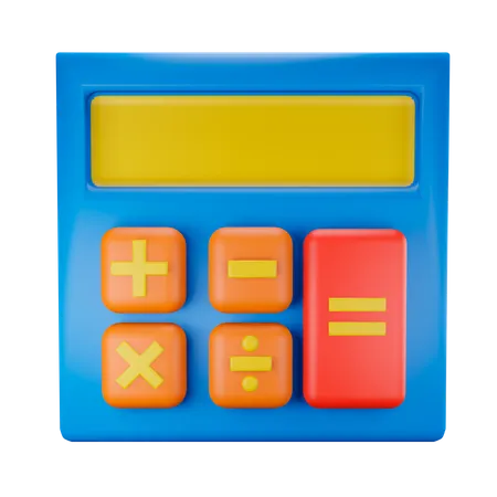 Calculator  3D Icon