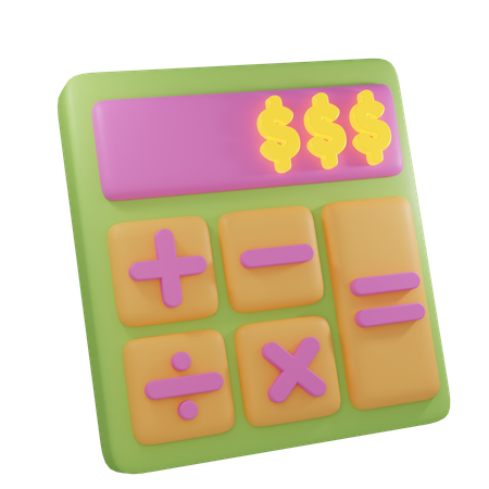 Calculator  3D Icon