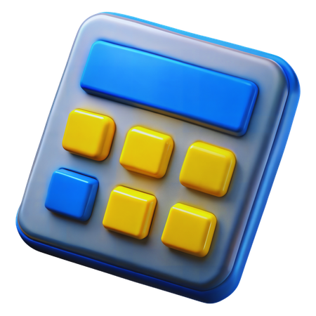 Calculator  3D Icon