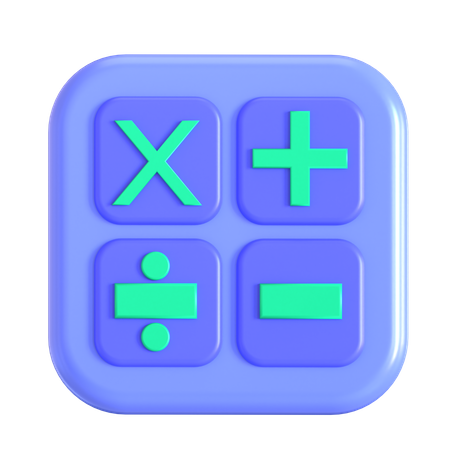 Calculator  3D Icon