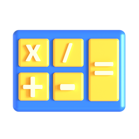 Calculator  3D Icon