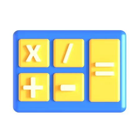 Calculator  3D Icon