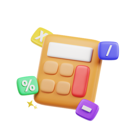 Calculator  3D Icon