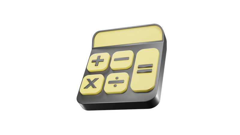 Calculator  3D Icon