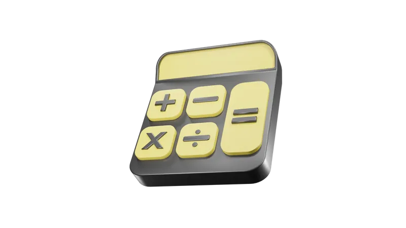 Calculator  3D Icon