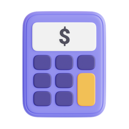 Calculator  3D Icon