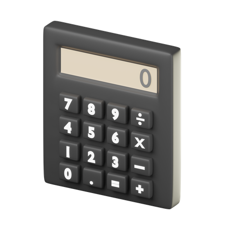 Calculator  3D Icon