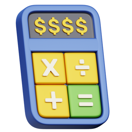 Calculator  3D Icon