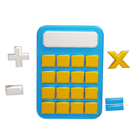 Calculator  3D Icon