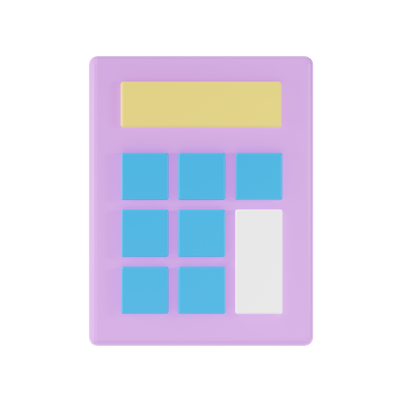 Calculator  3D Icon