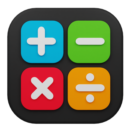 Calculator  3D Icon