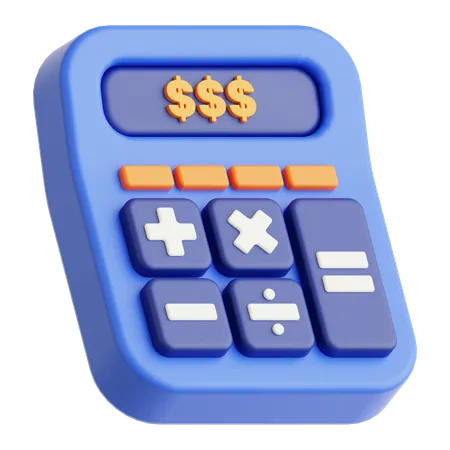 Calculator  3D Icon