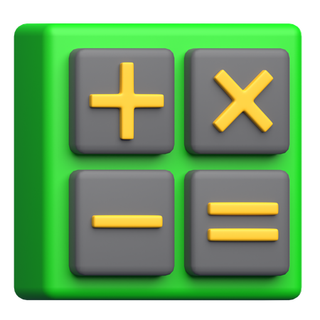 Calculator  3D Icon