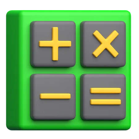 Calculator  3D Icon