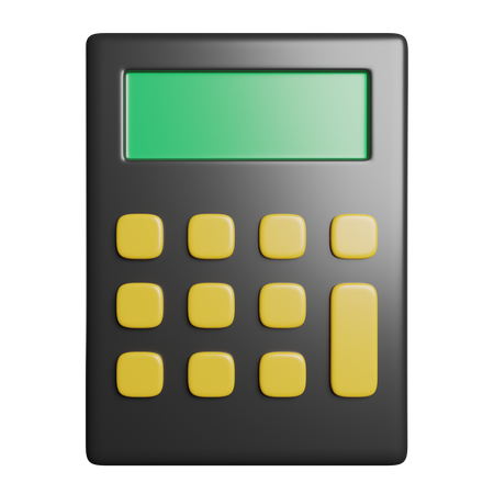 Calculator  3D Icon