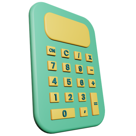 Calculator  3D Icon