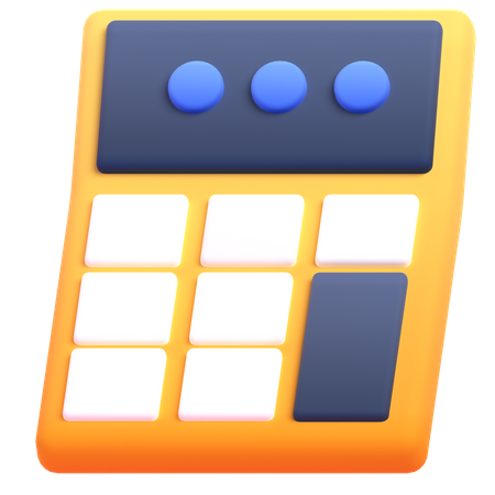 Calculator  3D Icon