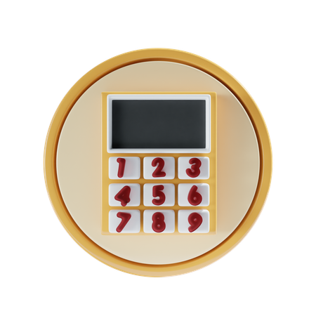 Calculator  3D Icon