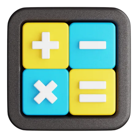 Calculator  3D Icon