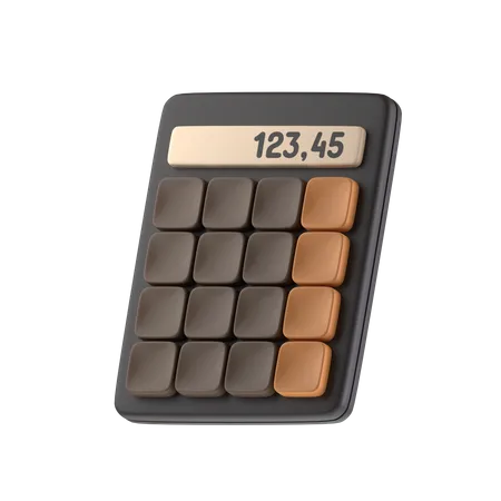 Calculator  3D Icon