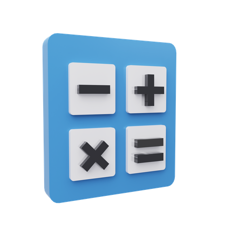 Calculator  3D Icon