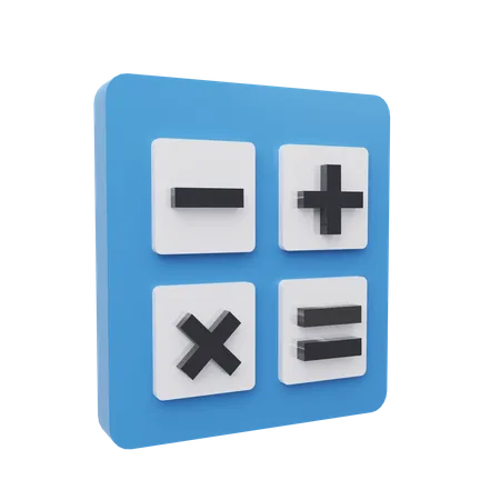 Calculator  3D Icon