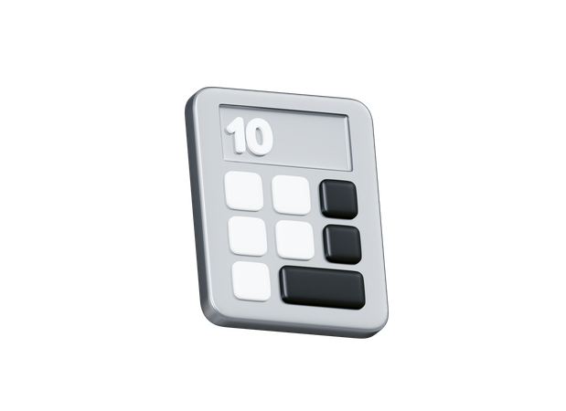 Calculator  3D Icon