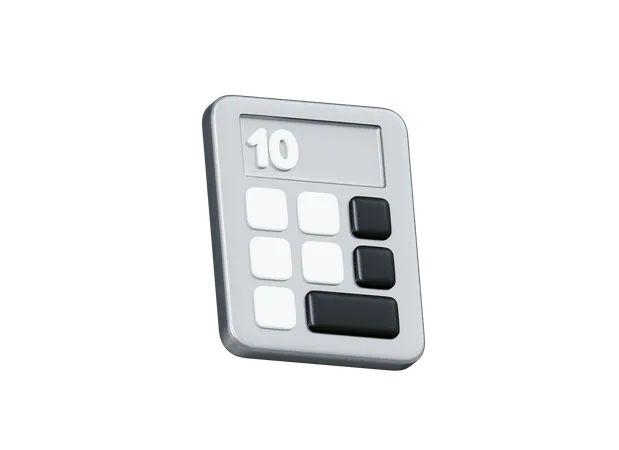 Calculator  3D Icon