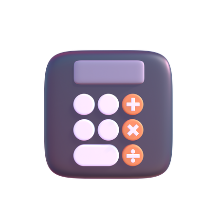 Calculator  3D Icon