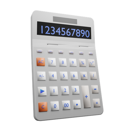 Calculator  3D Icon