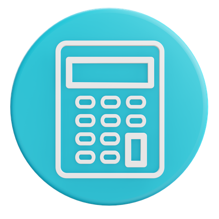 Calculator  3D Icon