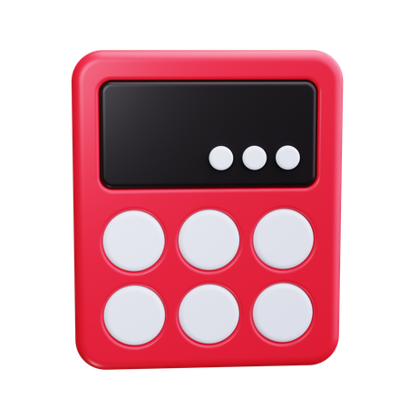 Calculator  3D Icon