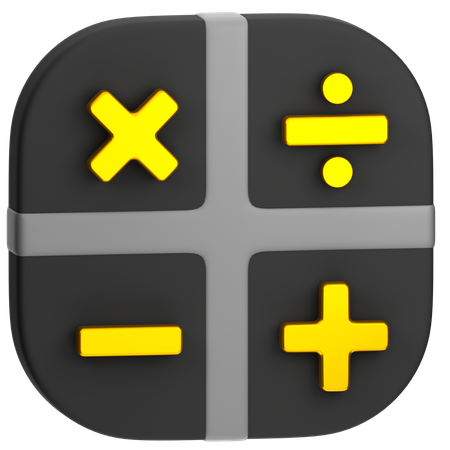 Calculator  3D Icon