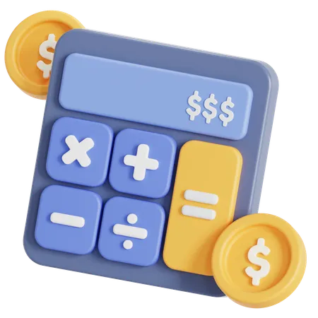 Calculator  3D Icon