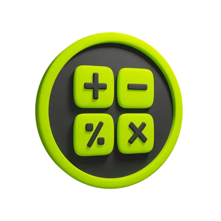 Calculator  3D Icon