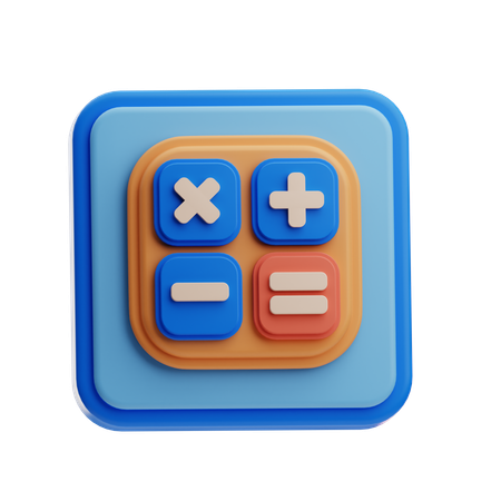 Calculator  3D Icon