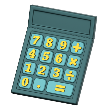 Calculator  3D Icon