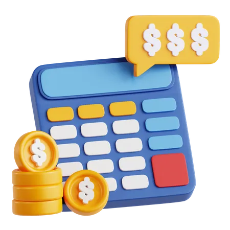 Calculator  3D Icon