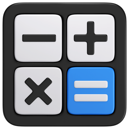 Calculator  3D Icon