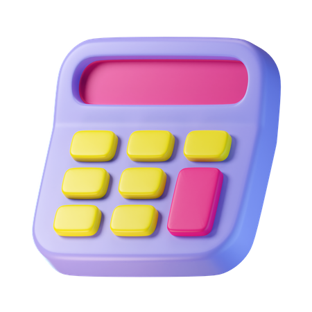 Calculator  3D Icon