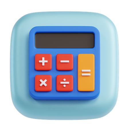 Calculator  3D Icon