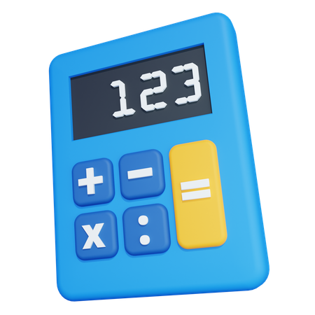 Calculator  3D Icon