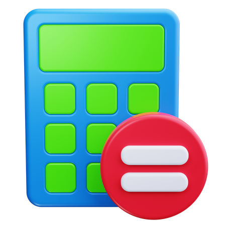 Calculator  3D Icon