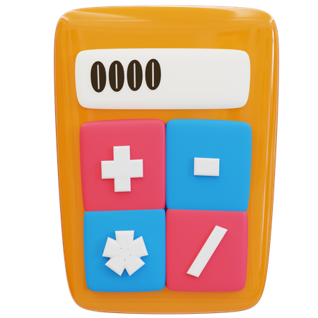 Calculator  3D Icon