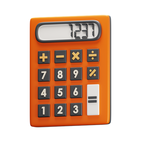 Calculator  3D Icon