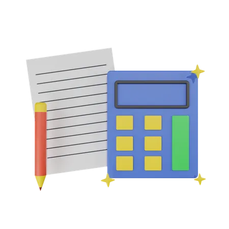 Calculator  3D Icon