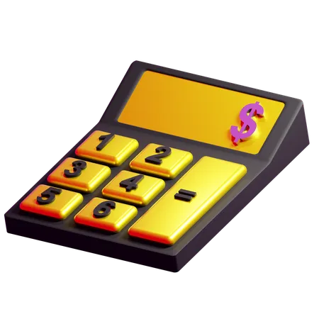 Calculator  3D Icon