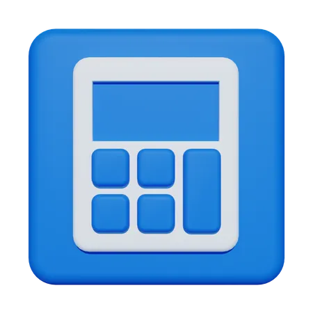 Calculator  3D Icon