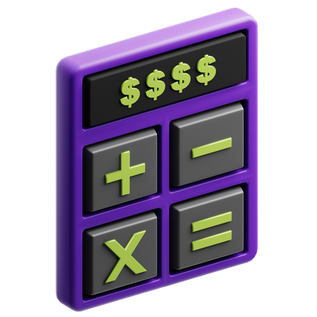 Calculator  3D Icon